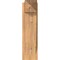 Ekena Millwork Traditional Arts & Crafts Smooth Outlooker, Western Red Cedar, 7 1/2"W x 16"D x 28"H OUT08X16X28TRA03SWR - alternate 3